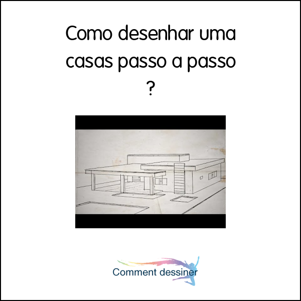 Como desenhar uma casas passo a passo